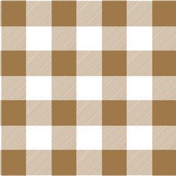 Buffalo Plaid in Ochre