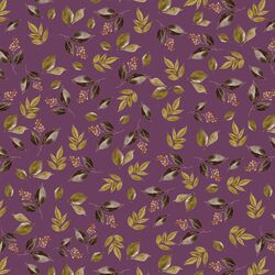 Falling Leaves in Plum