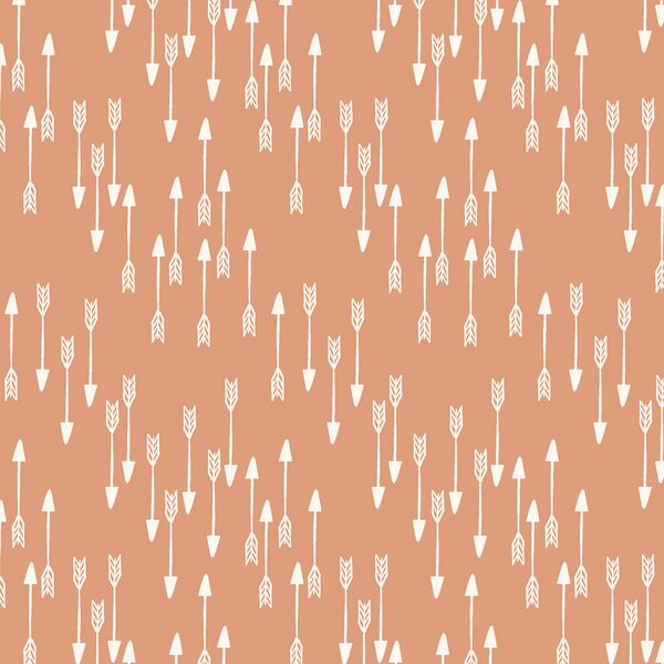Little Arrows in Peach