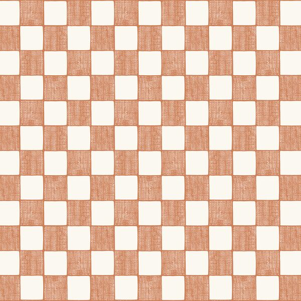 Textured Check in Caramel