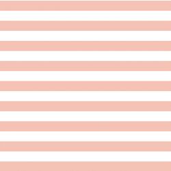 Horizontal Candy Stripe in Petal