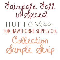 Fairytale Fall Sample Strip in Spiced