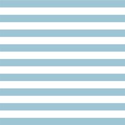 Horizontal Candy Stripe in Bluebell