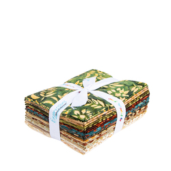 Expressions Batiks Fat Quarter Bundle in Holiday Charm Smoky Grove