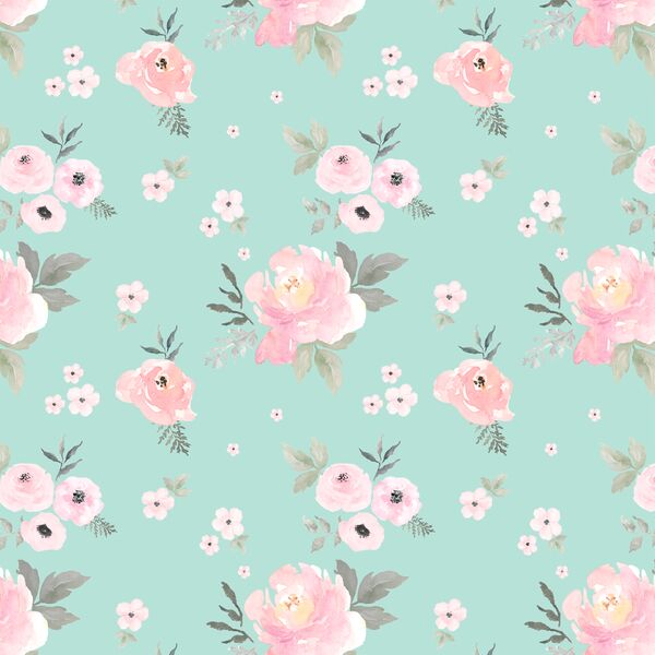 Small Sweet Blush Roses in Aloe