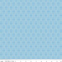 Trellis in Blue