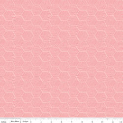 Hexagon Texture in Pink