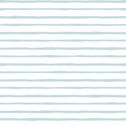 Artisan Stripe in Glacier Blue on White