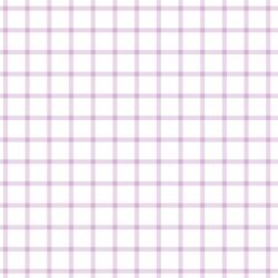 Modern Check in Purple Pansy