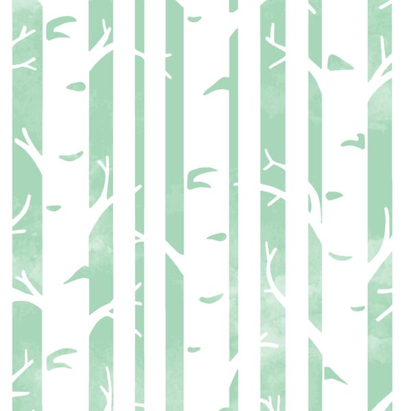 Big Birches in Seaglass
