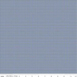 Micro Gingham in Denim