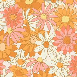 Large Blooming Daisies in Glow