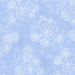 Floral Toile in Blue