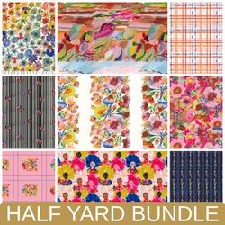 Pompadours in Pink Half Yard Bundle
