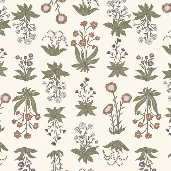 Hushed Rows in Ivory