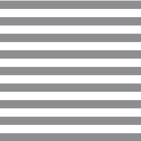 Horizontal Candy Stripe in Smoke