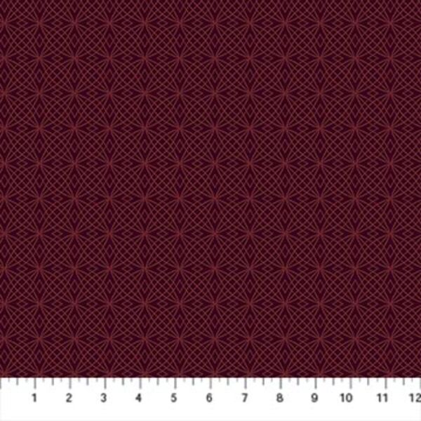 Tonal Grid in Maroon