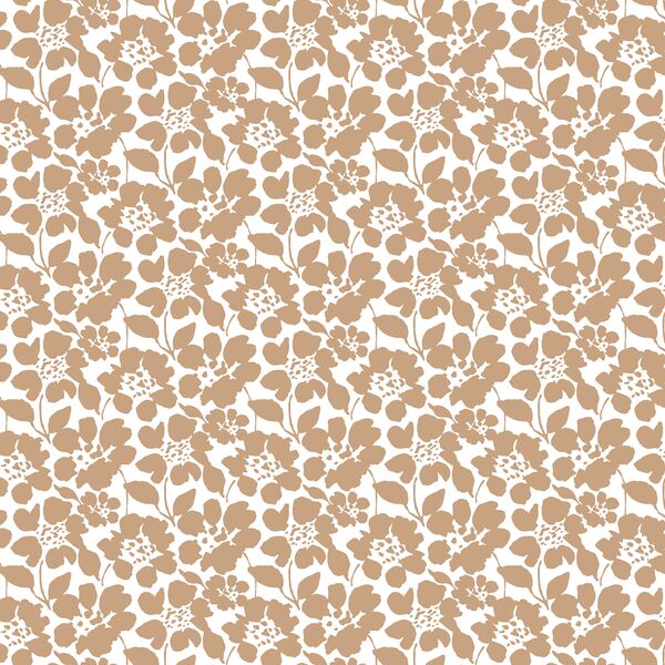 Roundabout Floral in Hen Feathers