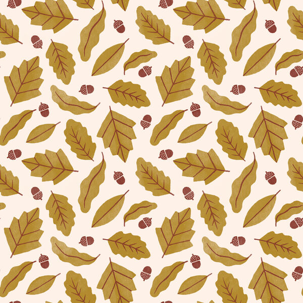 Fallen Leaves in Gold