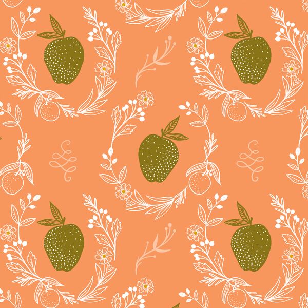 Golden Apple in Coral