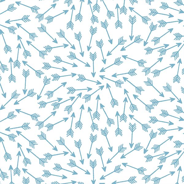 Arrows in Surf on White