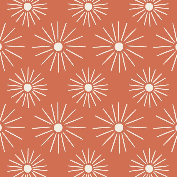 Sunburst in Sunbleached on Red Coral