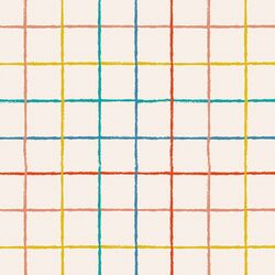 Garden Grid in Rainbow