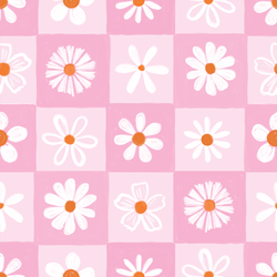 Large Daisies in Purple Orchid