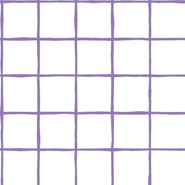 Windowpane in Amethyst on White