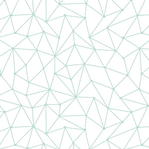 Astral Nights in Mint on White