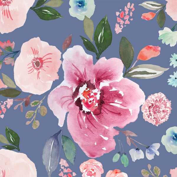 Be Mine Blooms in Azurite