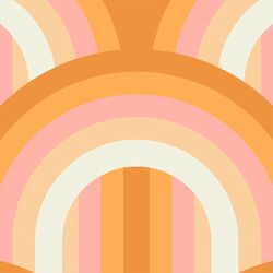 Large Retro Arches in Glow