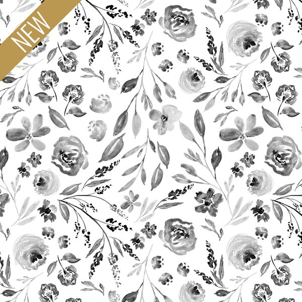 Farmhouse Floral in Grey