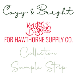 Cozy and Bright Sample Strip