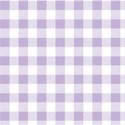 Medium Buffalo Plaid in Lilac
