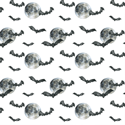 Small Moonlight Bats in White