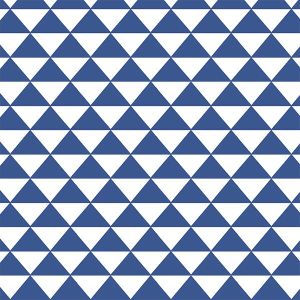 Triangle Mosaic in Blue Jay