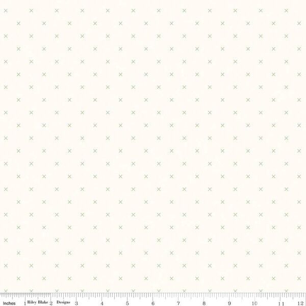 Bee Cross Stitch in Riley Green on Cloud