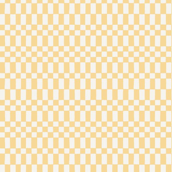 Large Neo Checkerboard in Banana Yellow