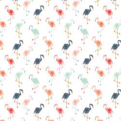 Small Flamingos in Summer