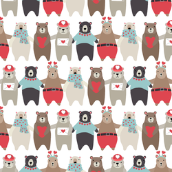 Bears in True Blue