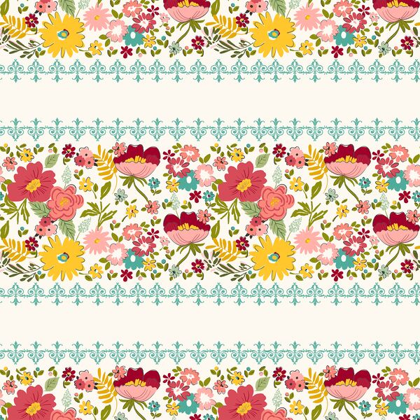 Highgrove Garden Stripe in Blooming