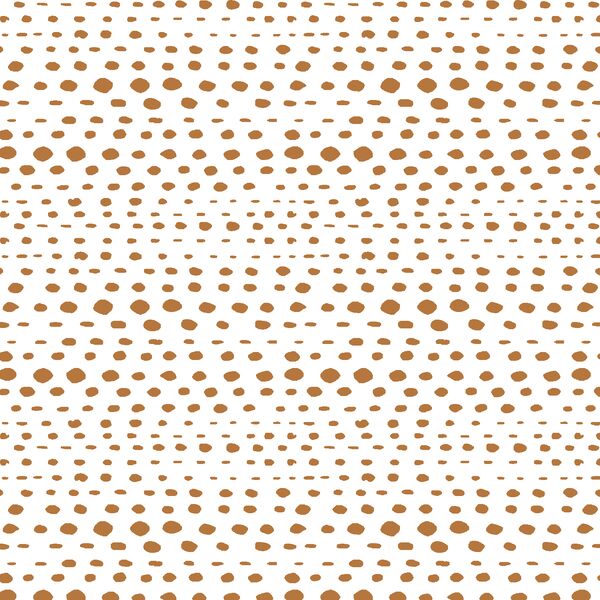 Little Skipping Stones in Ginger on White