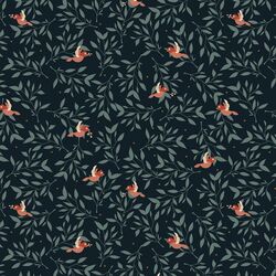 Birdy and Twig in Midnight Blue