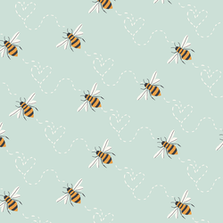 Honey Bee in Sweet Mint