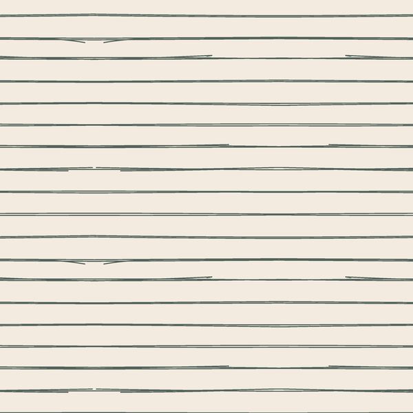 Lines in Dark Duck Green on Egret
