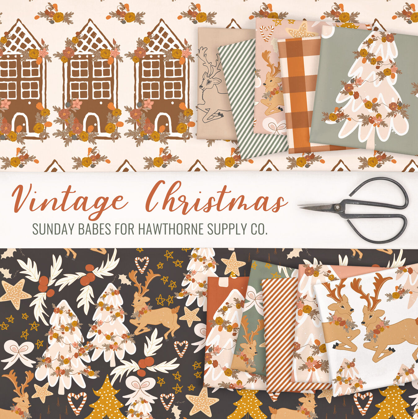 Vintage Christmas Poster Image