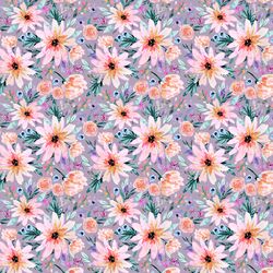 Small Blaire Floral in Plum