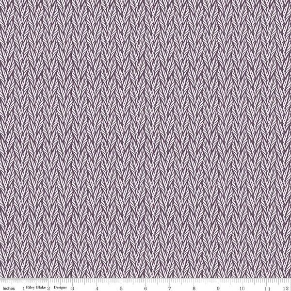 Geo Leaves in Purple