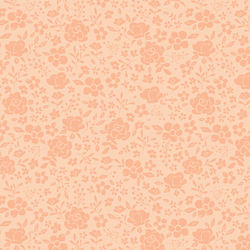 Floral Silhouette in Light Meadow Pink